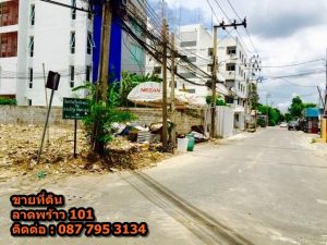 ถนนอีกด้านของแปลงที่ดิน ลาดพร้าว 101